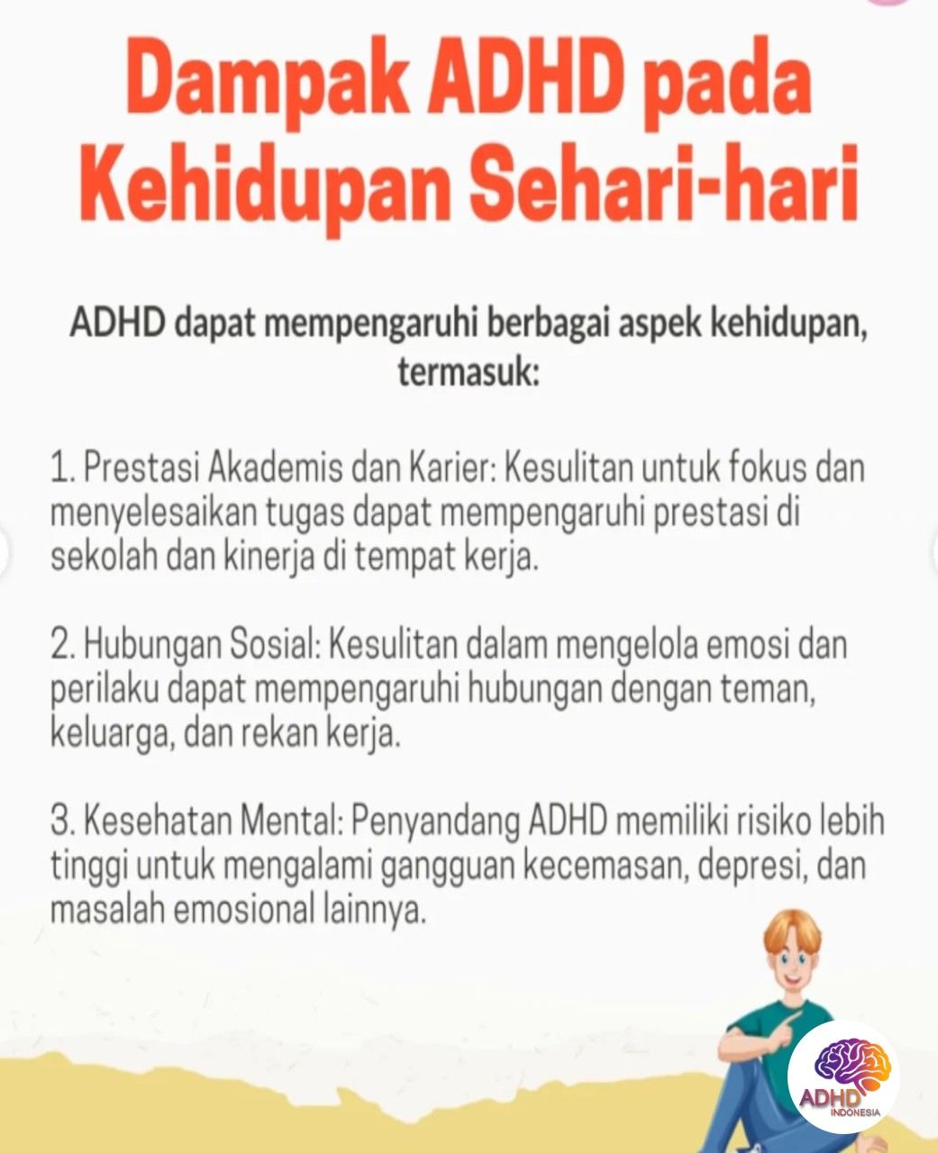 ADHD dan Hubungan Sosial Anak di Lingkungan Sekolah di Kota Binjai