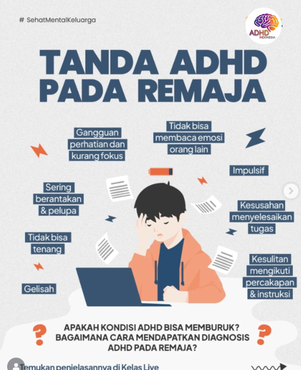 Screening ADHD Non-Diagnostik: Edukasi Awal bagi Orang Tua di Kota Binjai